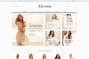 Alysum - eCommerce PSD template, a Websites & App Template by Promokit (Thumbnail 7 of 30)