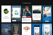 Hexagon Mobile UI Kit, an UI Kit Template by hoangpts (Thumbnail 2 of 8)