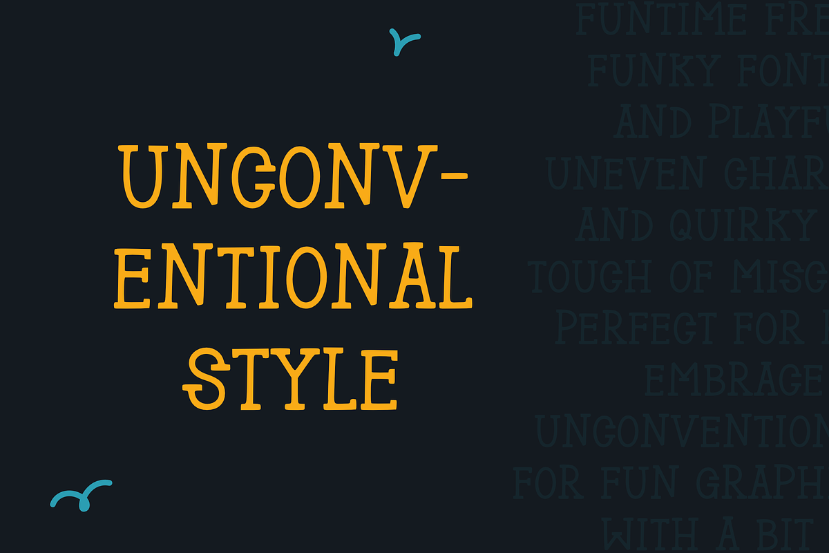 Funtime Freak, a Slab Serif Font by RADesigns21 (Photo 4 of 8)