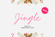 JINGLE SALE, a Handwritten Font by supfonts (Thumbnail 1 of 8)