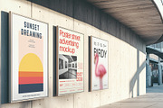 Poster street advertising Mockup, an Advertising Mockup by PixelPiknik (Thumbnail 5 of 6)