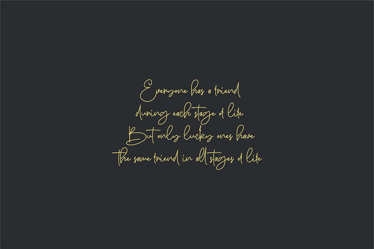 Sanpaullo - Signature Font preview 8