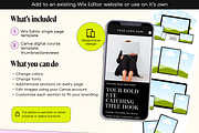 Dark Minimalistic Wix Sales Template, a Wix Template by Template Twist Shop (Thumbnail 4 of 10)