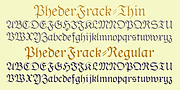 PhederFrack, a Blackletter Font by Ingrimayne Type (Thumbnail 5 of 7)