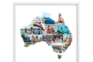 Australia Photo Collage Template