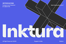 Inktura - Bold Inktrap Sans Serif
