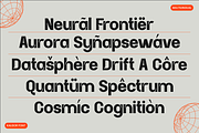 Technology Future Sans Font - Kalgor, a Sans Serif Font by Font Liner (Thumbnail 8 of 10)