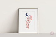 Floral Moons Celestial Vector Set, an Object Graphic by Alena Koval (Thumbnail 6 of 16)