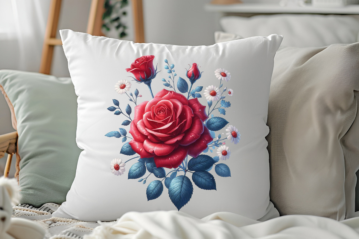 4th of July Flower Clipart, a Seasonal Illustration by RobertsArt (Photo 4 of 7)