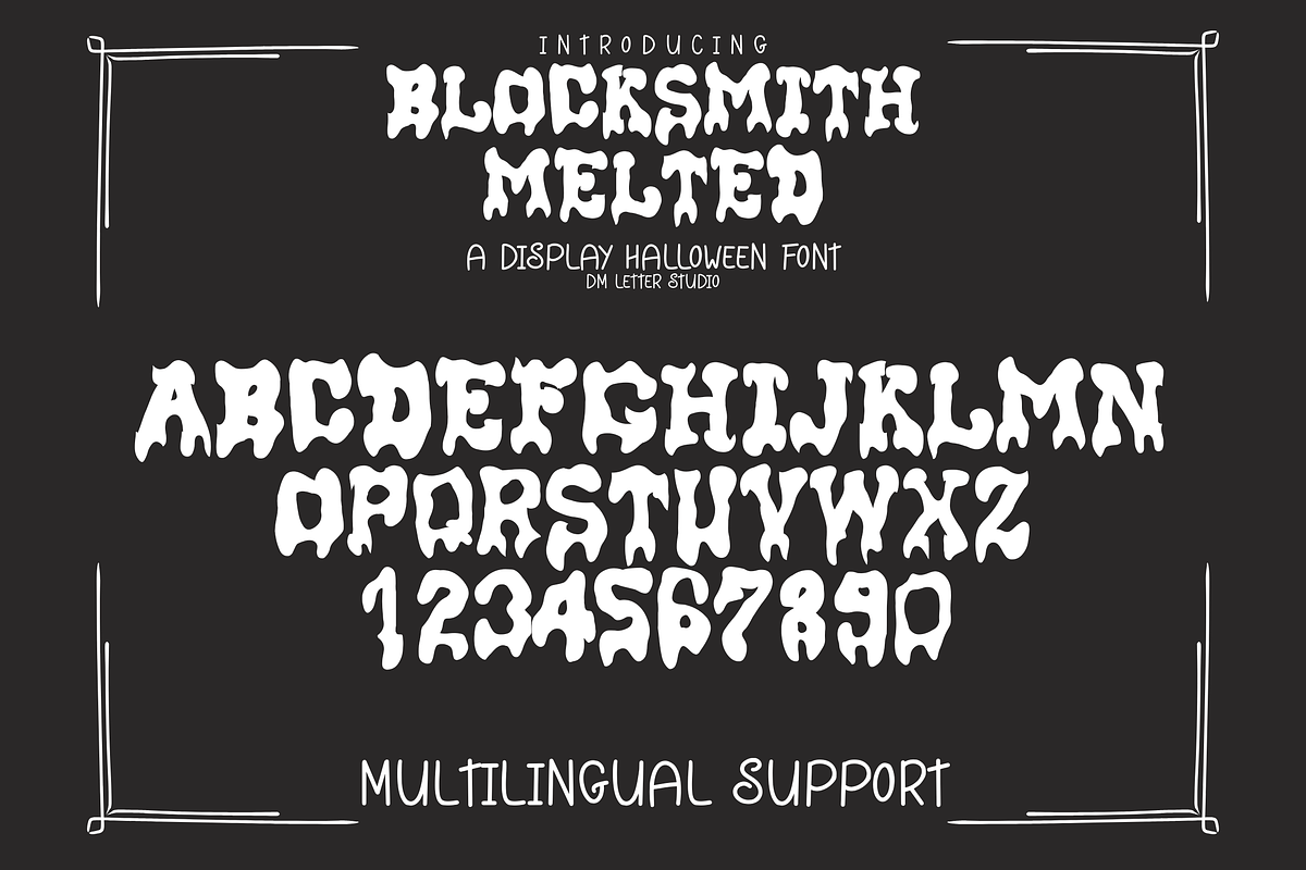Blocksmith Melted, a Sans Serif Font by Dm Studio (Photo 9 of 10)