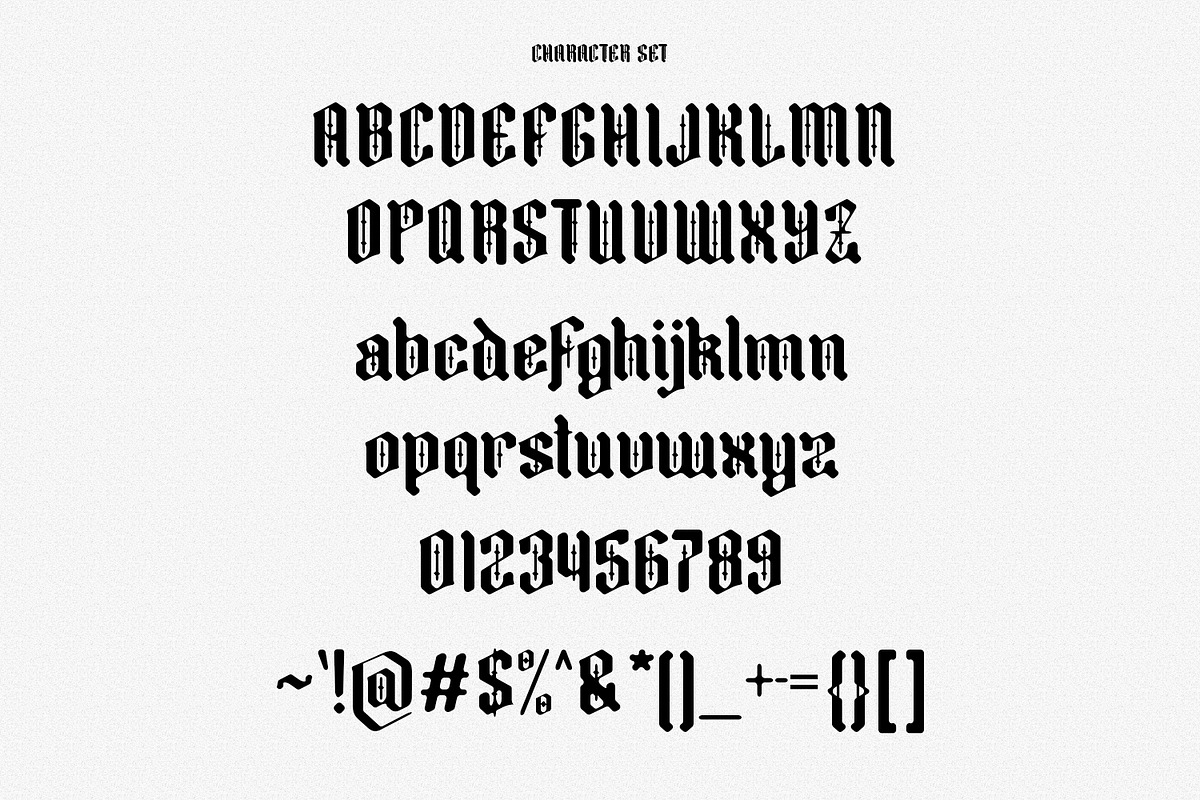 Kharmond Blackletter Font, a Blackletter Font by Maulana Creative (Photo 8 of 8)
