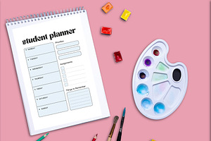 Student Planner For Print