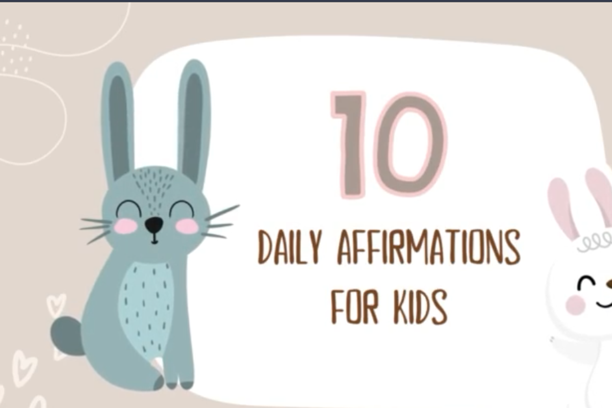 10 Daily Affirmation For Kids, a Print Template by AYINDE (Photo 1 of 2)