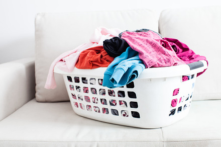 Colorful clean clothes stock photo containing apparel and assortment, a Beauty & Fashion Photo by oksix