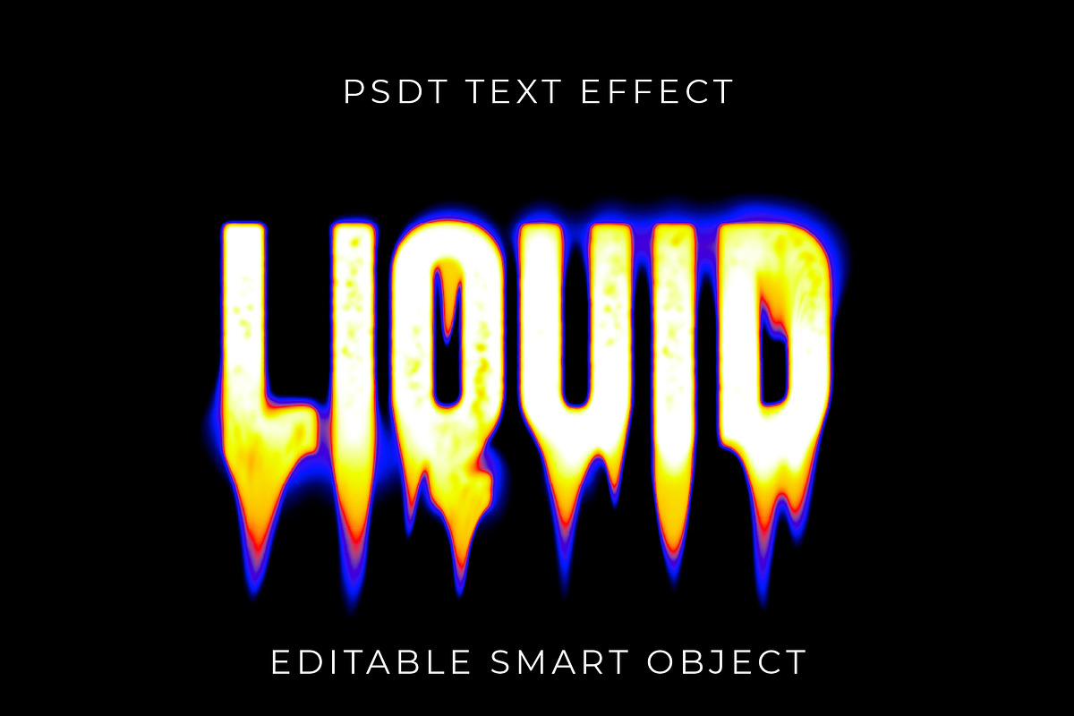 Liquid Heat Toxic Text Effect