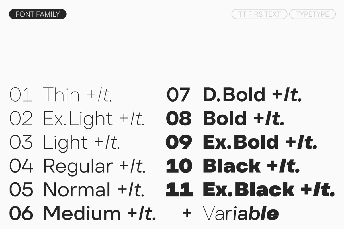 TT Firs Text, a Sans Serif Font by TypeType (Photo 4 of 15)