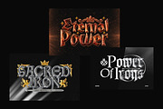 Medieval Gothic Metallic Text Effect, a Layer Style Add-On by Matsero (Thumbnail 2 of 4)