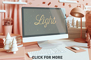 5 Colorful MockUp Workplace, a Mac Mockup by As Good As Possible (Thumbnail 4 of 5)
