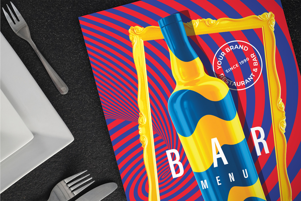 Bar Menu Template, a Flyer Template by BrandPacks (Photo 6 of 6)