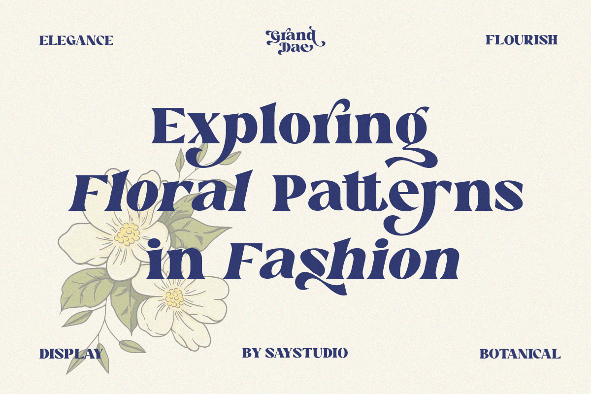 Grand Dae, a Serif Font by Say Studio (Photo 2 of 13)