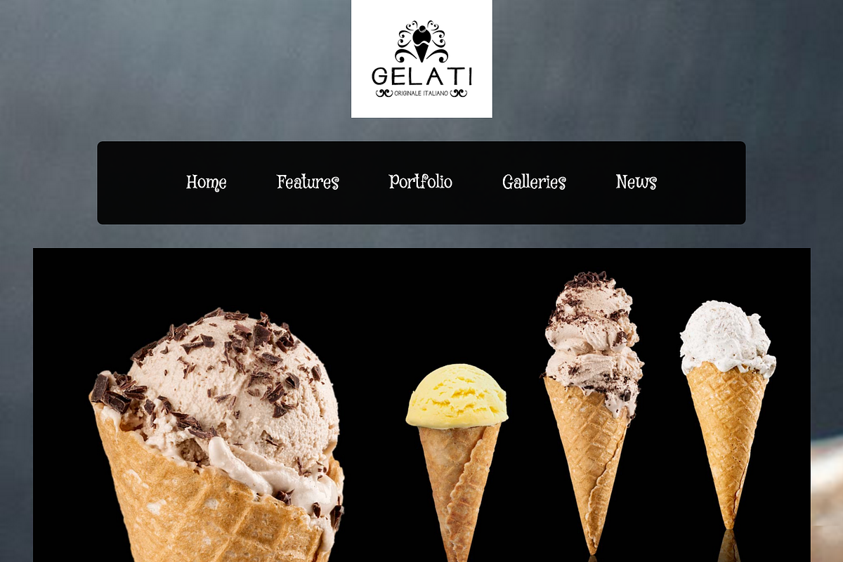 Gelati - Ice Cream WordPress Theme, a WordPress Template by 7Theme