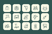 Children's Day Doodle Icons, an Outline Icon by Vectors Market (Thumbnail 5 of 8)