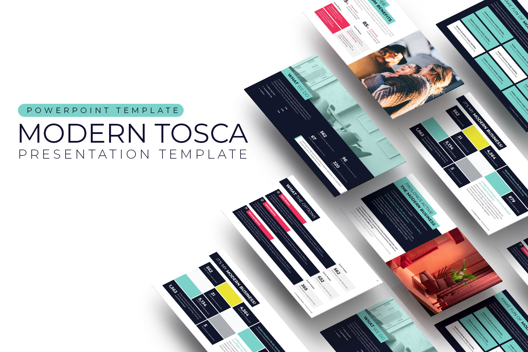 Modern Tosca Presentation Template, a Presentation Template by ...