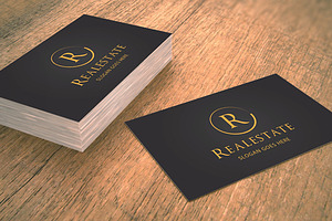 Real Estate Logo Business Card