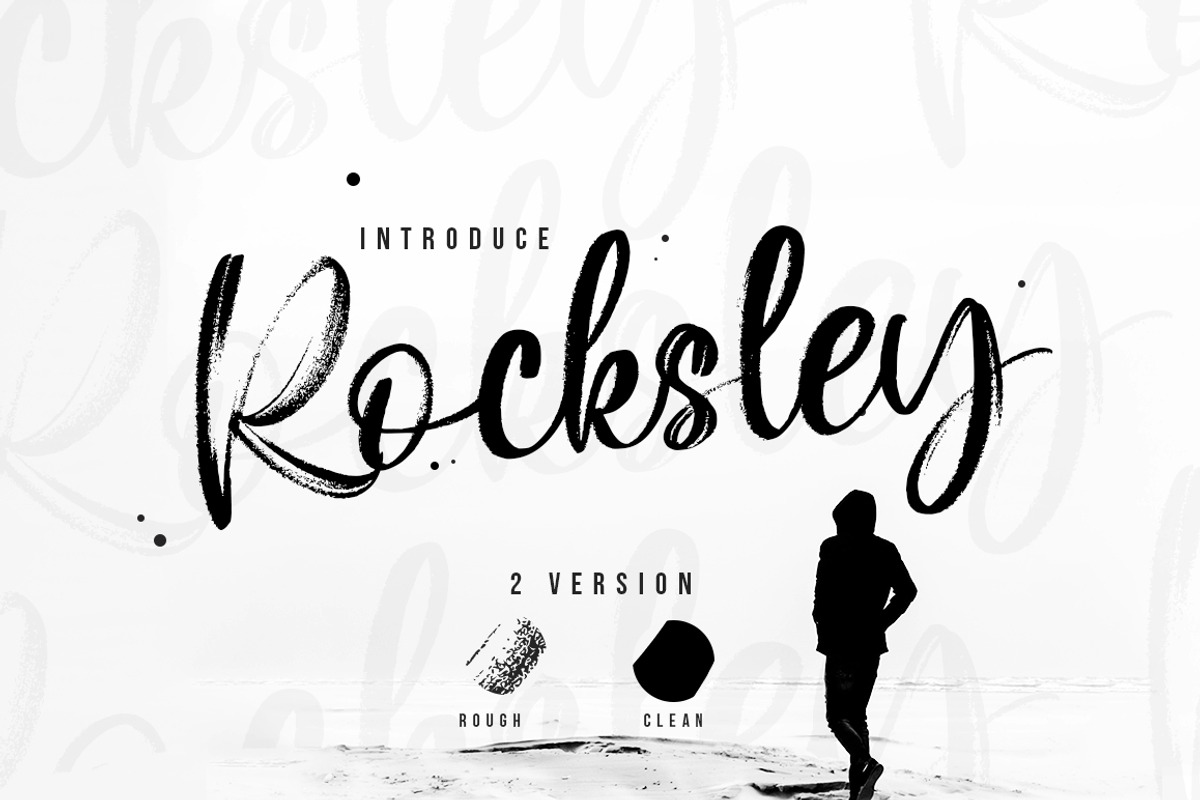 Rocksley - A Natural Brush Font, a Handwritten Font by Skinny Type (Photo 1 of 10)