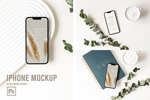 Minimal IPhone Mockup Set