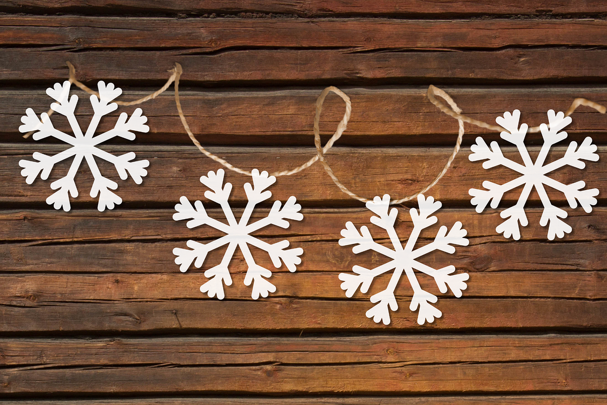 Snowflake Procreate Stamp Brushes, a Brush Add-On by HalieKStudio (Photo 6 of 9)