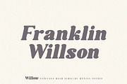 Willow. Typeface Bold Serif, a Serif Font by Kleffont Studio (Thumbnail 2 of 10)