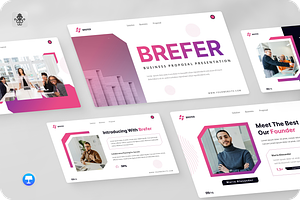 Business Proposal Keynote, a Presentation Template by SquidPixey