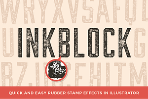 Inkblock – Illustrator Actions