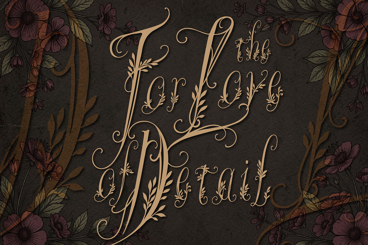 Wanderin Autumn Artisan Floral font, a Script Font by HypeWorksCo (Photo 9 of 28)