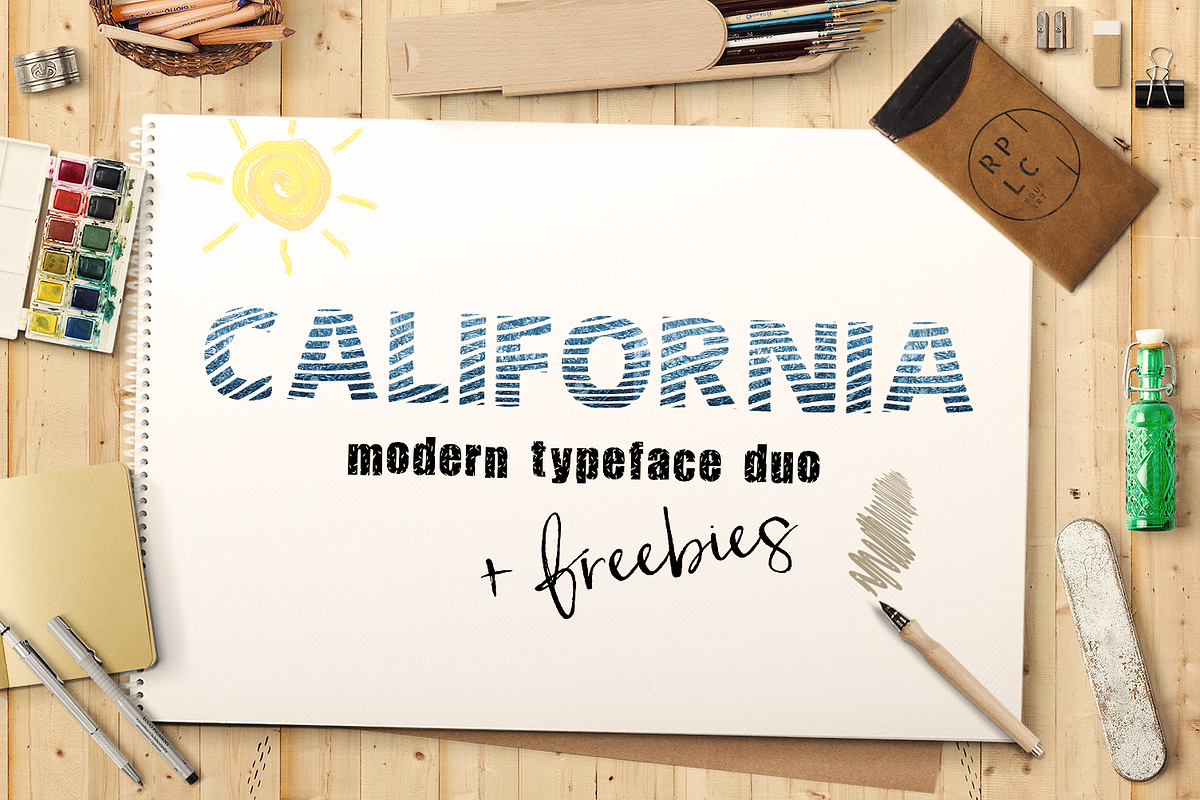 California - Font & freebies! preview 3