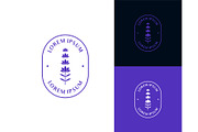 Lavender Floral Label Logo, a Branding & Logo Template by ika trisiana (Thumbnail 1 of 2)