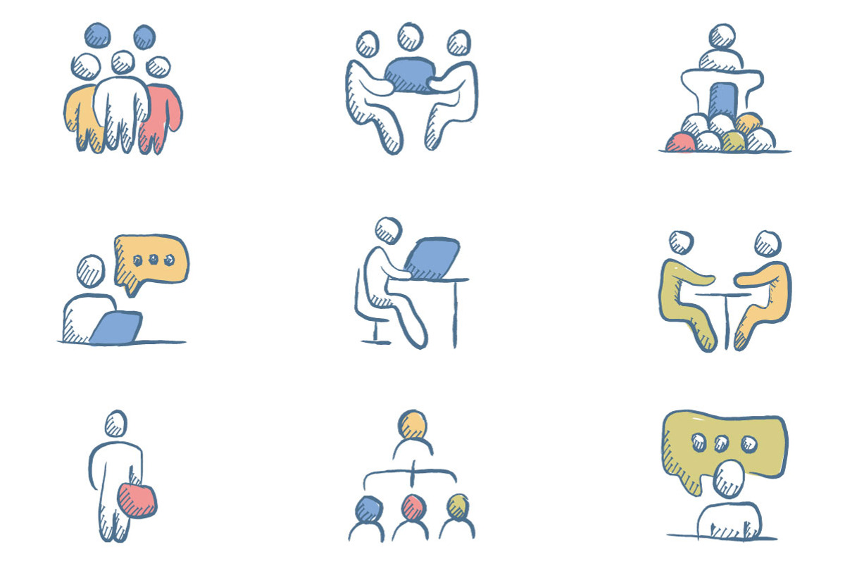 Business Peoples Hand Drawn, an Icon by Color Cubes (Photo 3 of 5)