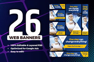 26 Web Banners for Google Ads