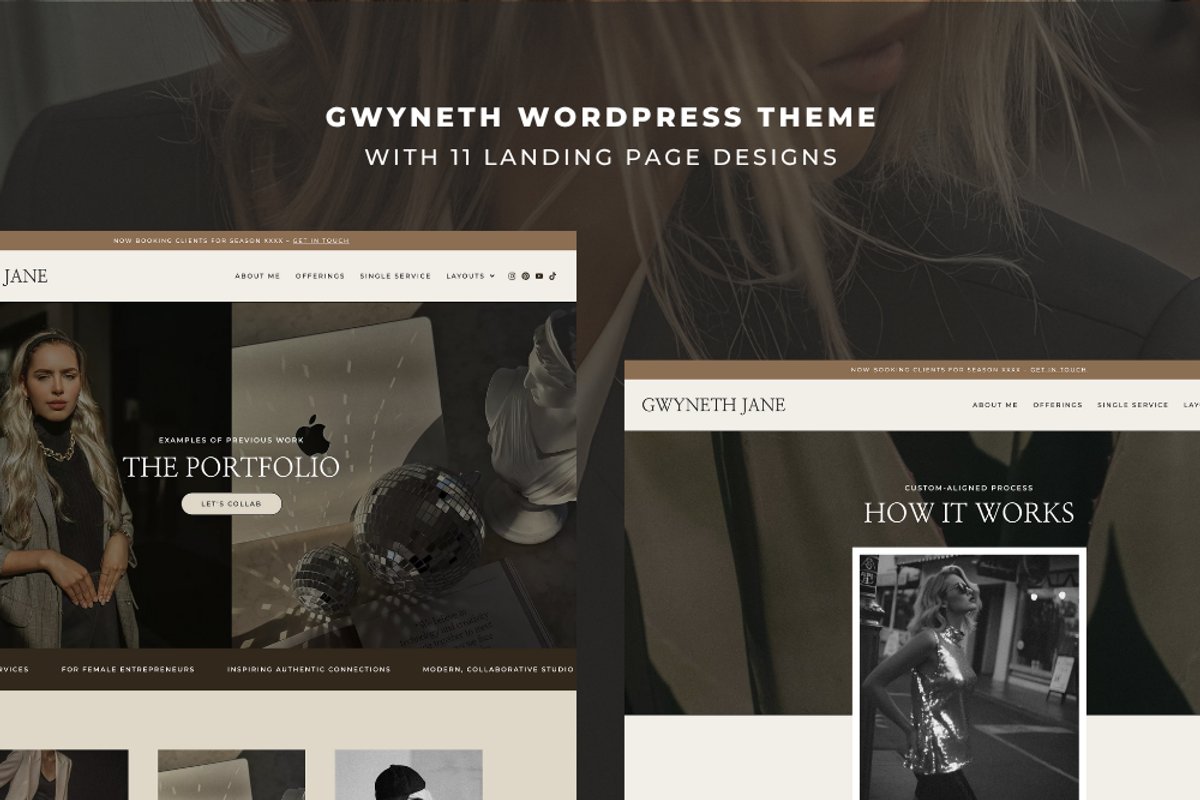 Gwyneth WordPress Theme, a WordPress Template by Pix & Hue (Photo 6 of 6)