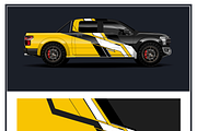 Dynamic Tech Vehicle Wrap, a Technology Illustration by CarWrap design (Thumbnail 1 of 4)