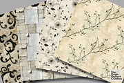 Neutral Grungy Vintage Distressed, a Pattern Graphic by Fine Purple Elephant (Thumbnail 2 of 5)