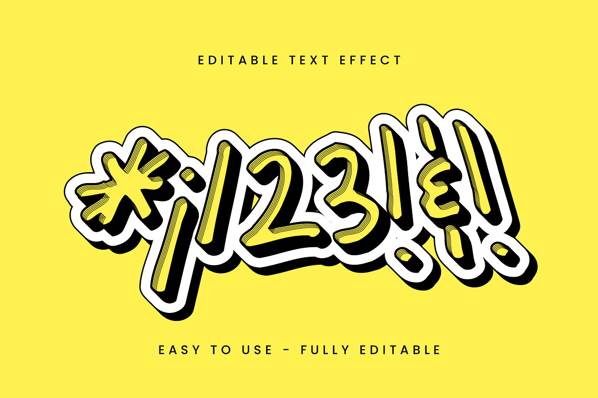 Comic Graffiti Bold Text Effect preview 2