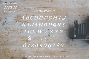 Jonestown: A Hand Drawn Font