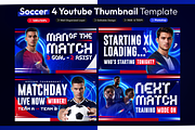 Football YouTube Thumbnail Pack, a Social Media Template by OnurDemircan (Thumbnail 1 of 6)