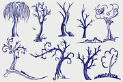 Many trees, a Decorative Illustration by LineworkStock (Thumbnail 1 of 3)