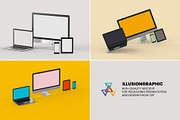 Responsive Screen Device Mockups, a Mac Mockup by Illusiongraphic (Thumbnail 15 of 15)