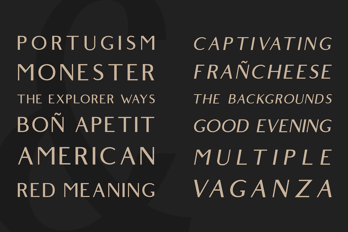 Belgium Font Family preview 5