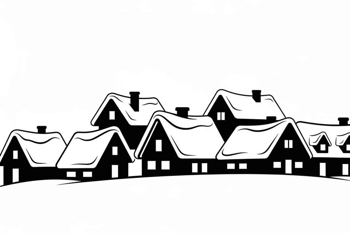 Winter Snow Silhouettes feature, an Illustration by Amazin_art (Photo 26 of 42)