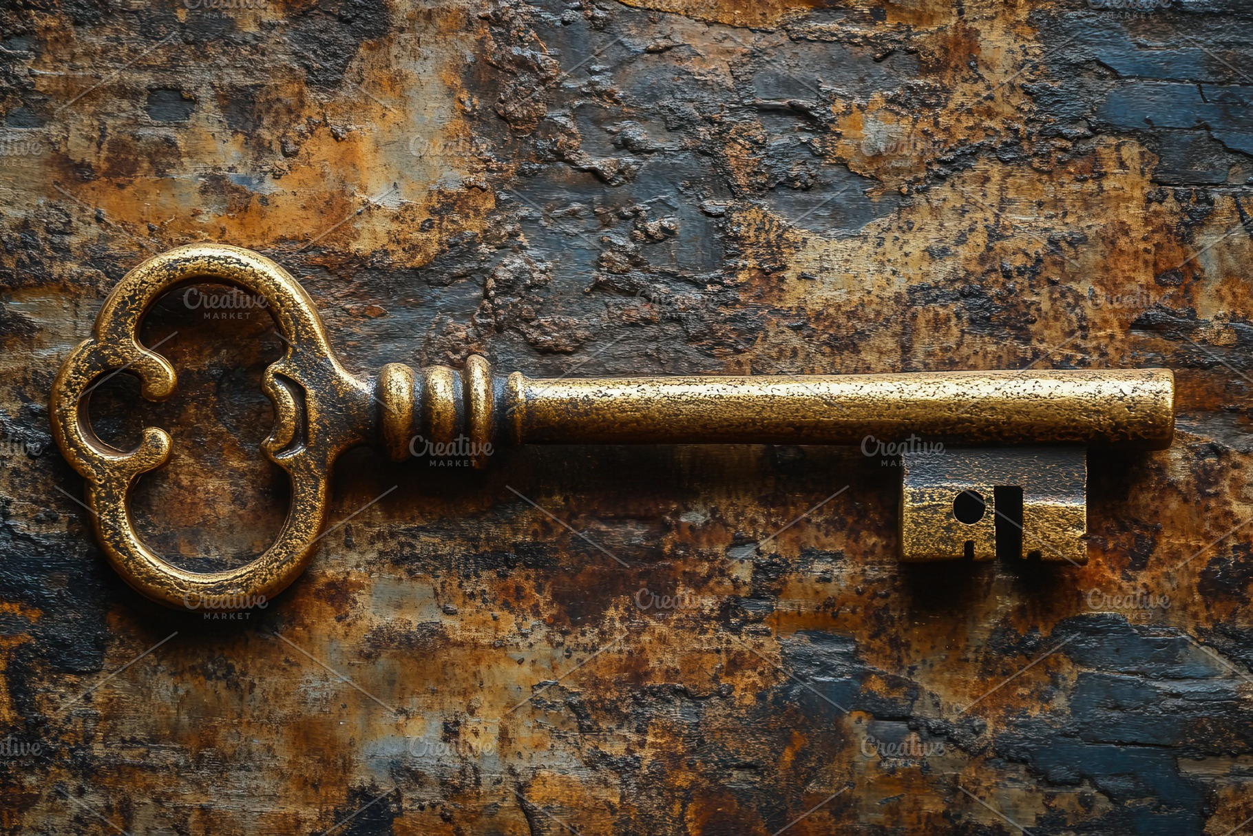 Intricately designed vintage key res, a Photo by Tanuart